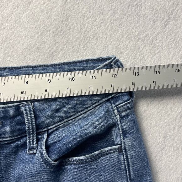 Old Navy Wow Flare Jeans Women's‎ 0 Blue Denim High Rise - Picture 4 of 6